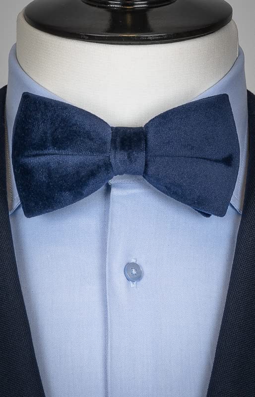 Image of Tuxedo Neck bow tie for Infants,Kids,Toddlers, Boys,Men - Hand sewn & Handcrafted