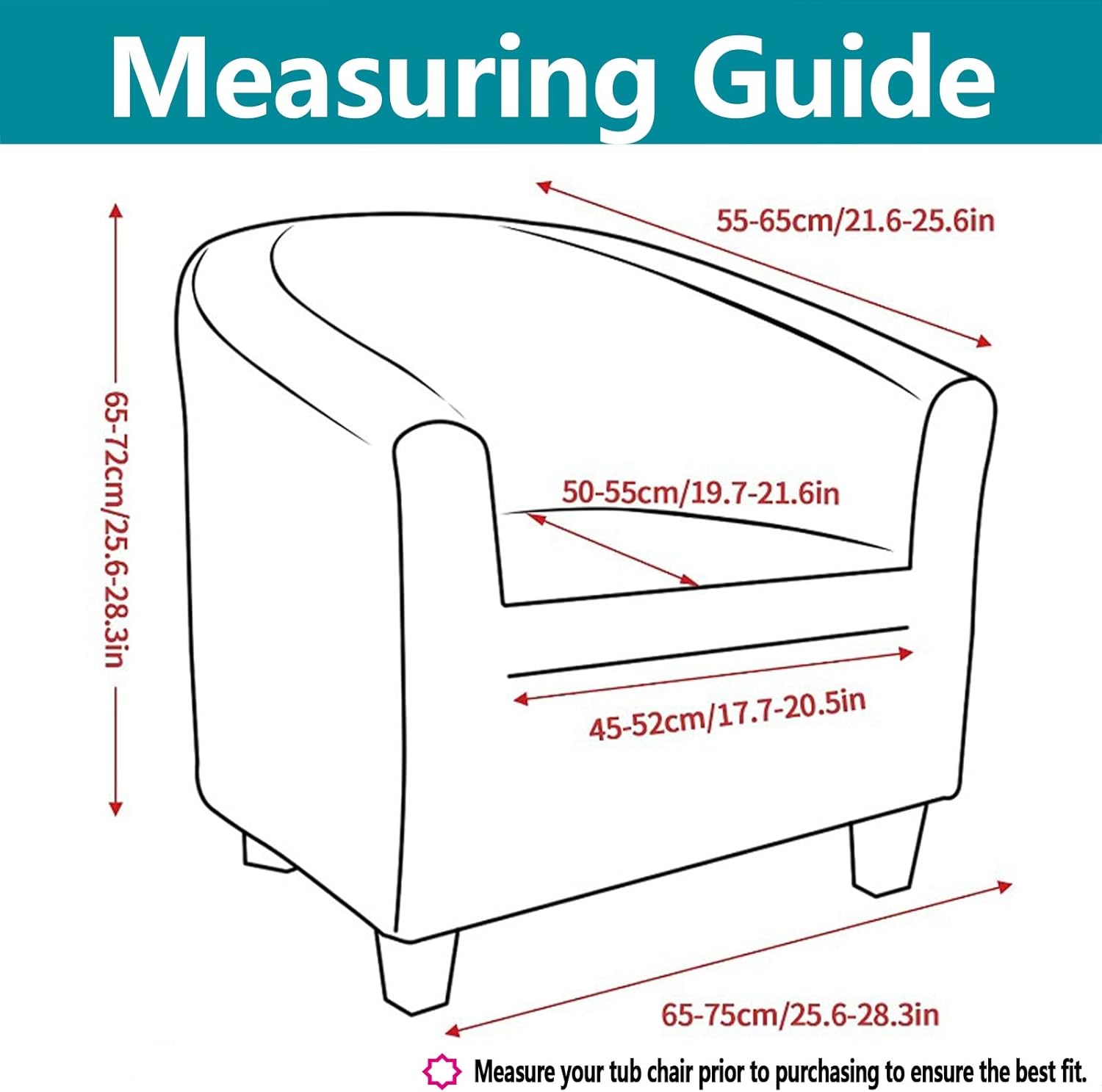 Stretch Tub Chair Covers, 2-Piece Elastic Club Chair Covers Armchair Slipcovers Non-Slip Barrel Chair Cover for Dining Living Room Office Reception Chair (Color : Dark Gray)