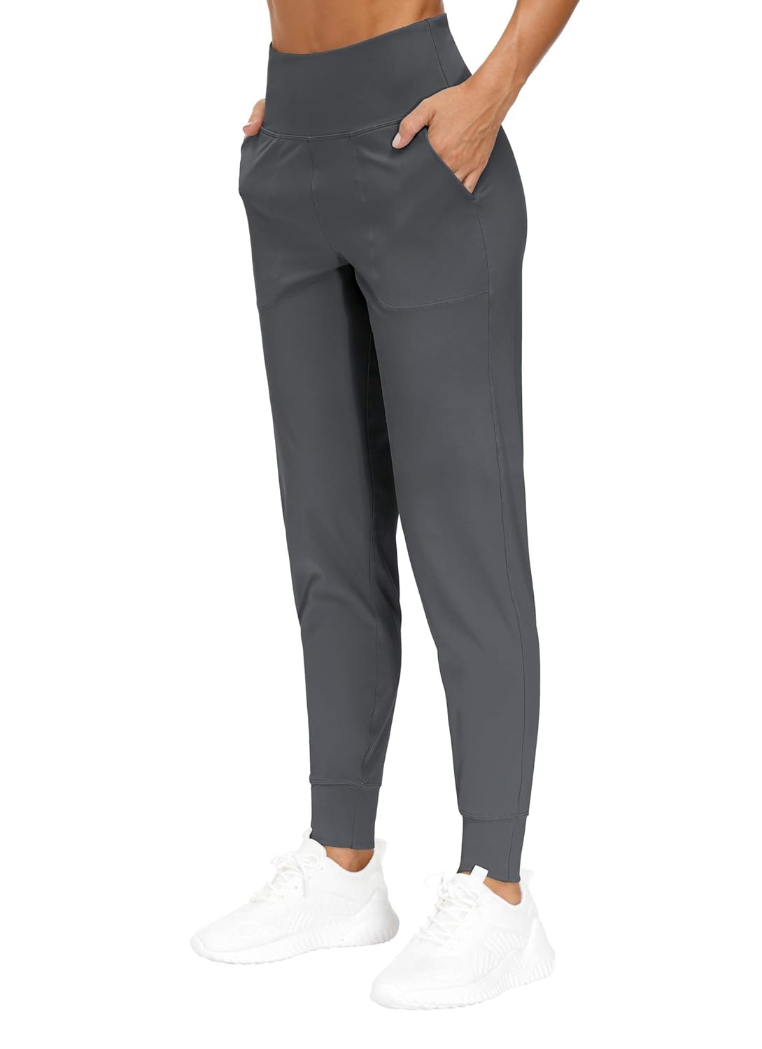 THE GYM PEOPLE Womens Joggers Pants with Pockets Athletic Leggings Tapered Lounge Pants for Workout, Yoga, Running (Medium, Dark Grey) THE GYM PEOPLE Womens Joggers Pants with Pockets Athletic Leggings Tapered Lounge Pants for Workout, Yoga, Running (Medium, Dark Grey)