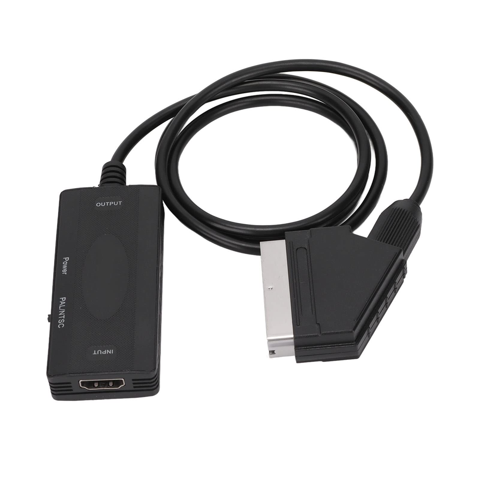 Convertidor SCART a HDMI plug and play con resolución Full HD y tamaño compacto 8