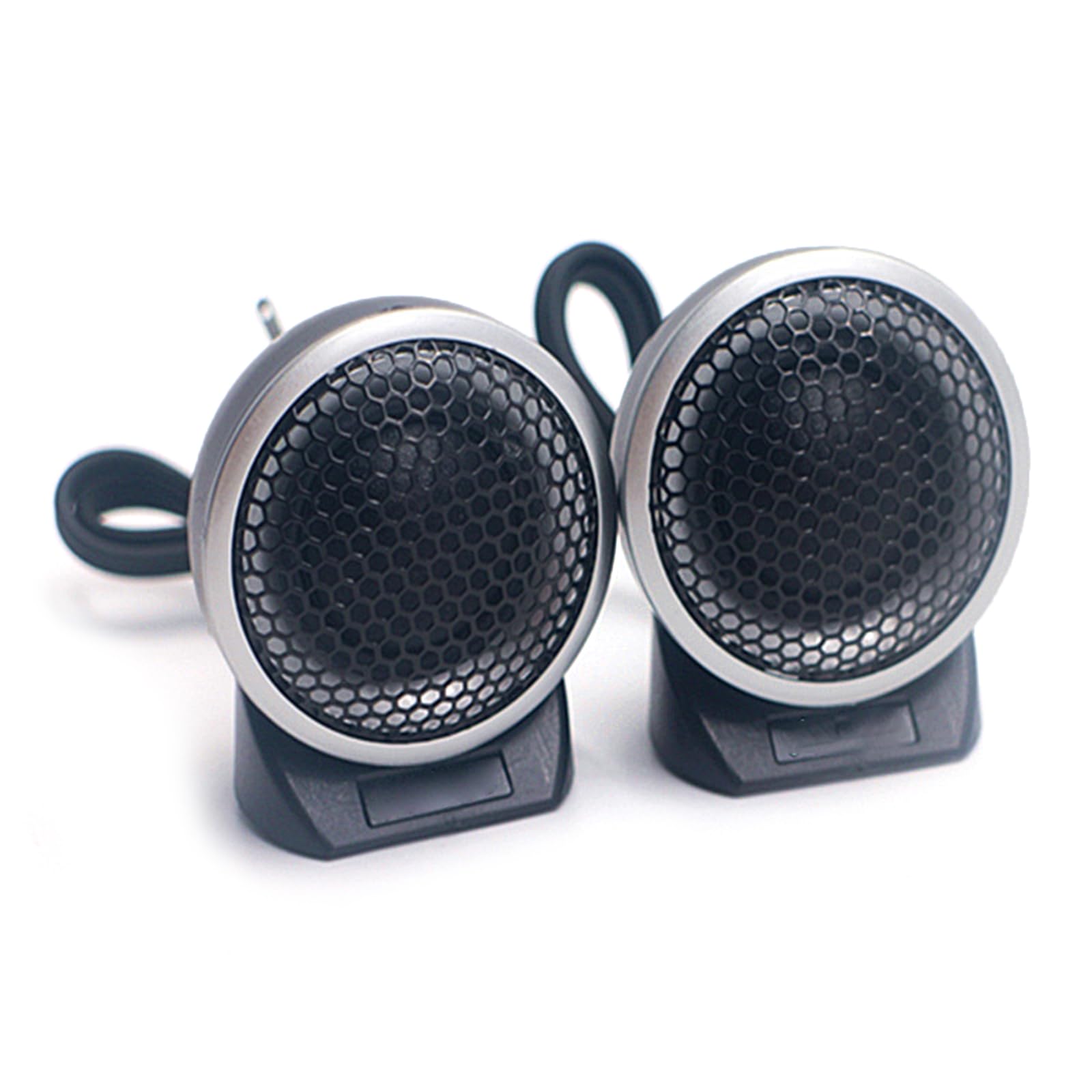 Montesy 2pcs HiFi Silk Dome Tweeter Speakers Suitable for Car Stereo Enthusiasts with Dynamic Response Immersive Music Listening