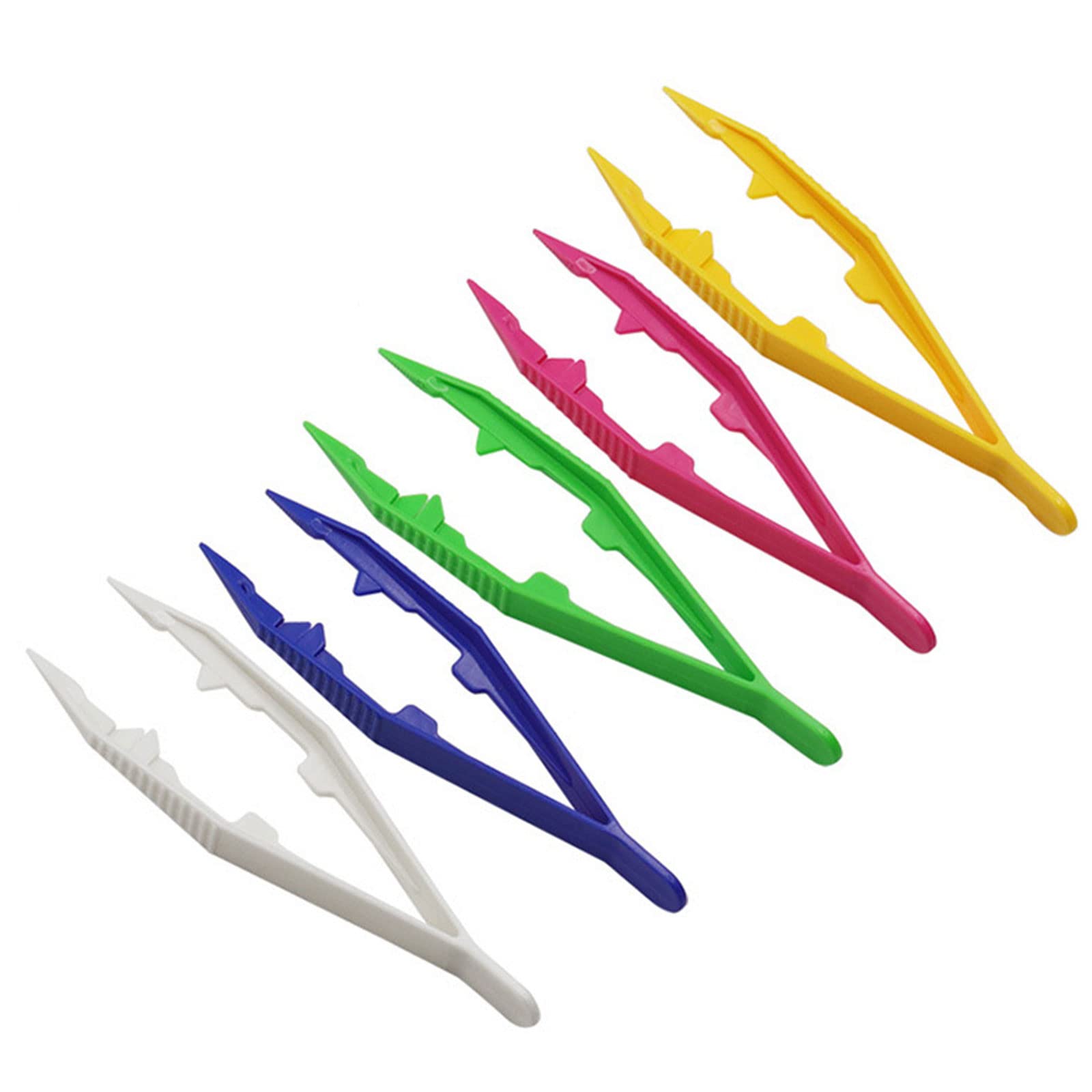 Maxtonser 5Pcs Beads Tweezer for Puzzle Bead Model Building Toy Art Crafts Accessories Tool