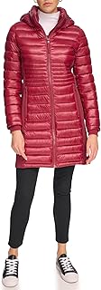 Calvin Klein Womens Long Light-weight Puffer Jacket