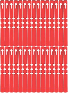 Hemoton 200 peças de etiquetas de plantas para pendurar, etiquetas de plástico para jardim, placas de jardim, etiquetas de berçário para plantas de vegetais e jardins