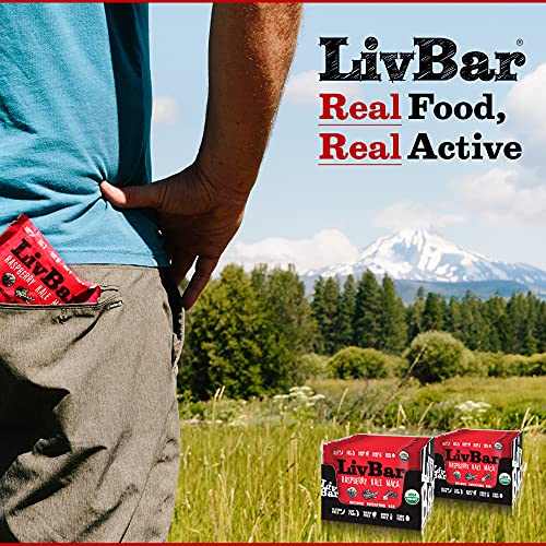 image for LivBar - Organic Superfood Nutrition Bar Variety Pack - USDA Certified