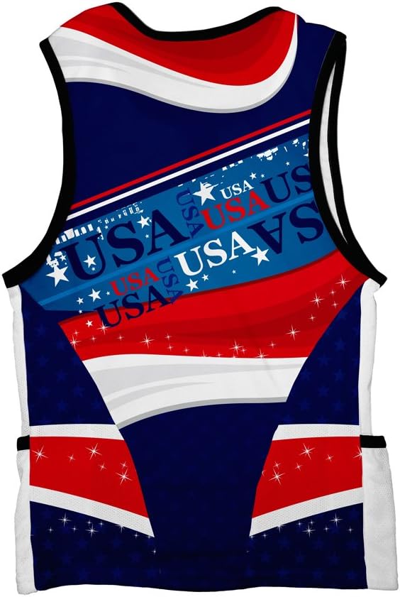 ScudoPro USA Triathlon Top for Men
