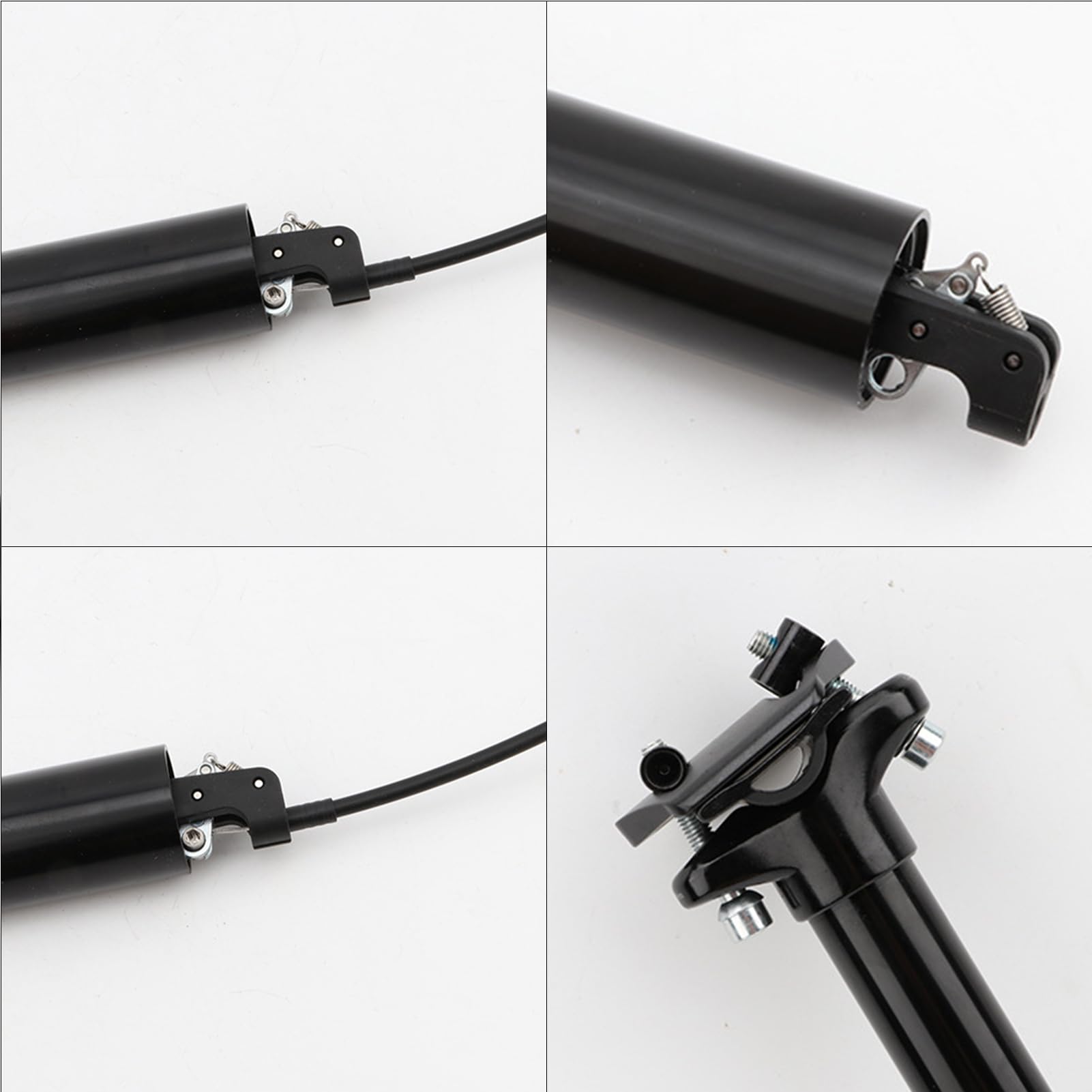 Asta Sella Bicicletta,30.9/31.6 mm in Alluminio Attrezzature per Ciclismo,Posta Sella Telescopico | per Viaggi, Strada, Montagna, Guida, Navetta, Consegna, Esterno, Parco, Giardino