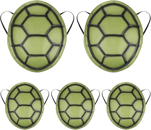 Cabilock Disfraz de concha de tortuga de Eva para niños, accesorio de cosplay de 6.75 x 5.37 pulgadas, accesorio de cosplay para fiesta de Halloween