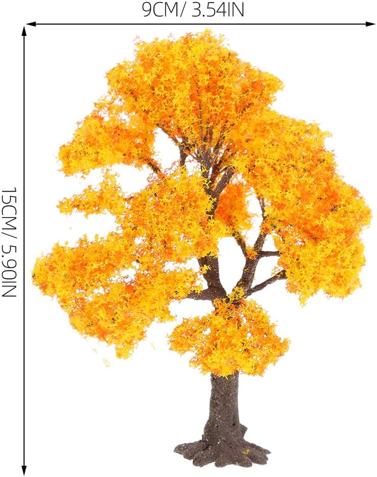 PRETYZOOM Microlandscape Model Trees for DIY Crafts Miniature Scenery Kit Wire Mesh Decorative Trees for Model Railroad and Diorama Projects - Image 4