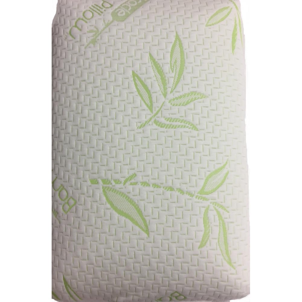 Cuscino Memory Ergonomico Alpes Blanc 40x60 Cm, Rettangolare, Con Fodera In Bambù Sfoderabile - 3