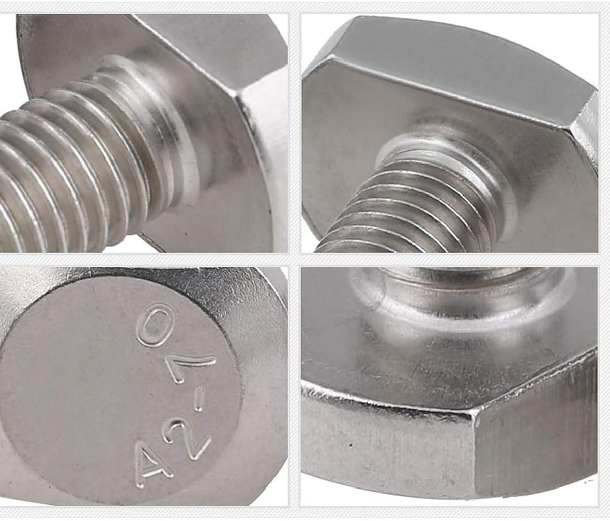 M5 M6 M8 M10 M12 T-Slot Bolts, Hammer Head Bolt T Screw Drop-in Stud 304 Stainless Steel Hammer Head Bolt Silver (M10×55mm，2 pcs)