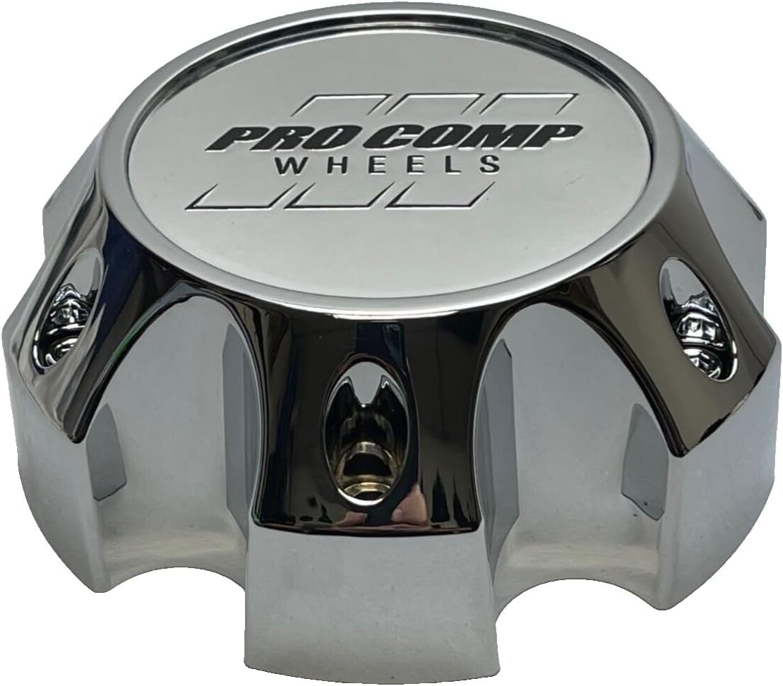 Pro Comp Chrome Wheel Center Cap with Screws 603165502 Sticker Logo 6031CAP3 S909-18