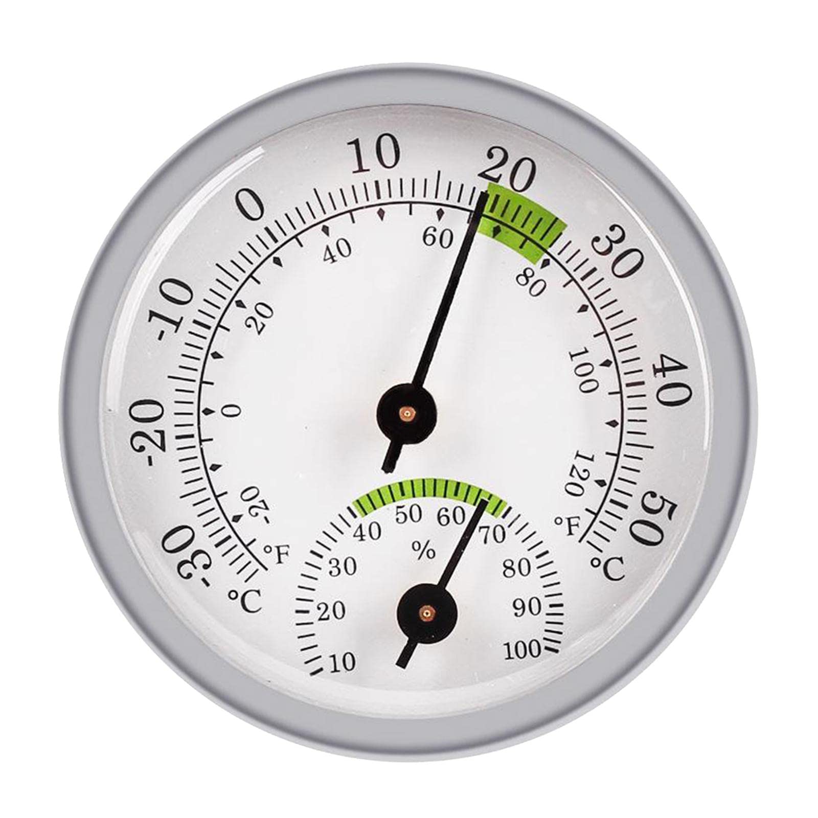 Analog Indoor/Outdoor Thermometer Hygrometer Temperature Humidity Wall Hang|Weather Stations|Outdoor Thermometers & Meteorological Instruments|Outdoor Décor |Categories-picture-40