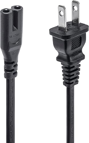 Okin Cable principal de alimentación de CA, 2 pines y 4 pies de largo, pieza de repuesto para silla elevadora reclinable eléctrica, sofá eléctrico