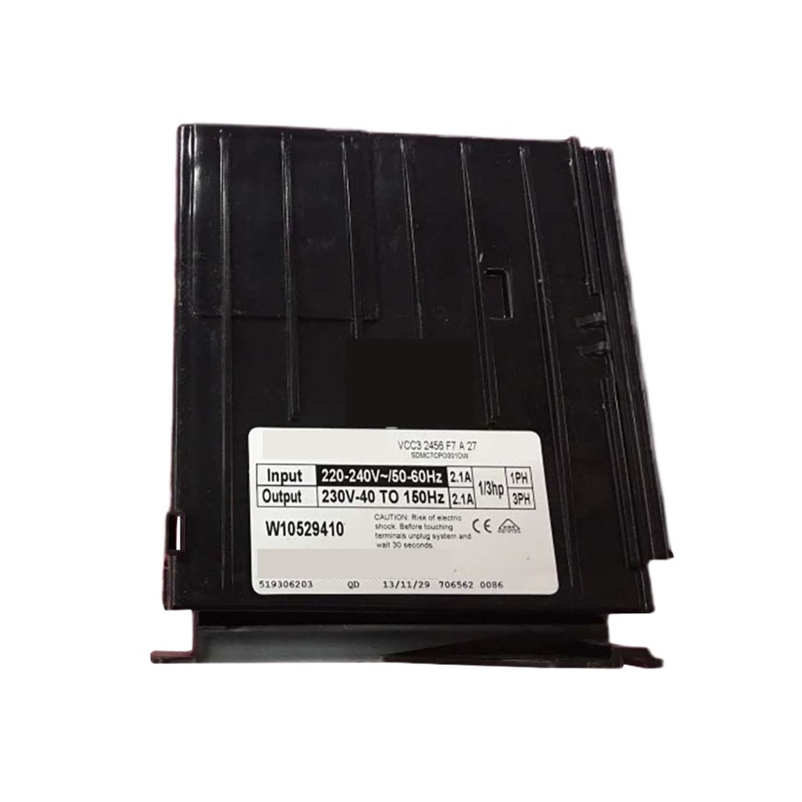 Panneau de module de réfrigérateur VCC3 2456 F7 A27 résout les pannes de régulation W10529410