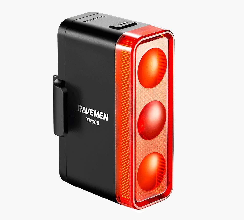 RAVEMEN Black Tr 300 Rear Light Unisex Adult One Size
