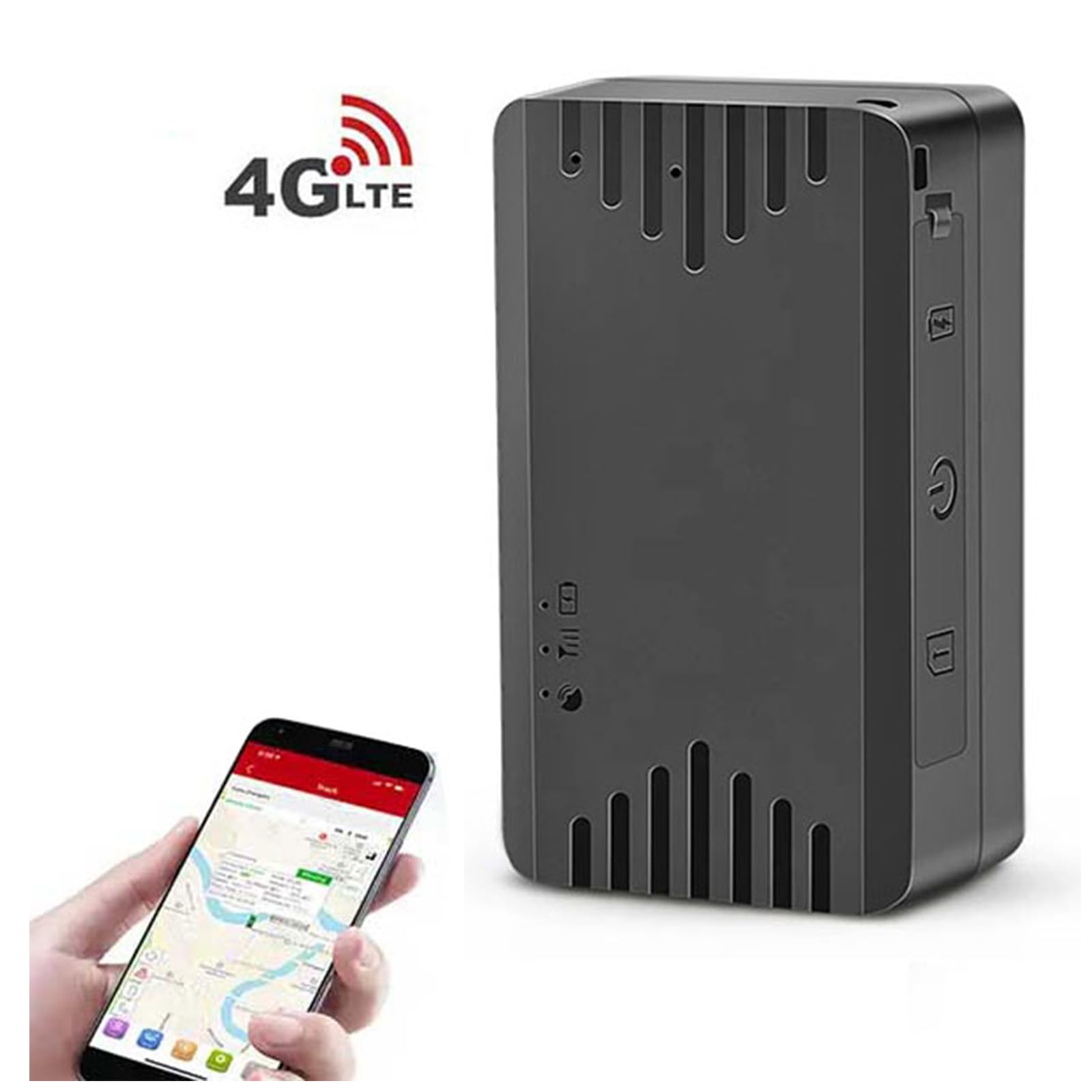 Localizzatore GPS 4G LTE - 2G uso personale/auto, con tracciamento in real-time, ascolto ambientale, Geofence, protezione IP65, Batteria 1500 mA, con App gratuita. 8100-FR865 Istruzioni in Italiano