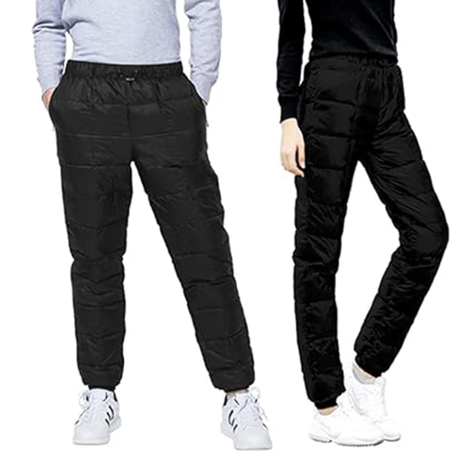 Warme Verstaubare Daunenhose für Den Winter für Herren, Kompressor-Schneehose Ski Pufferhose
