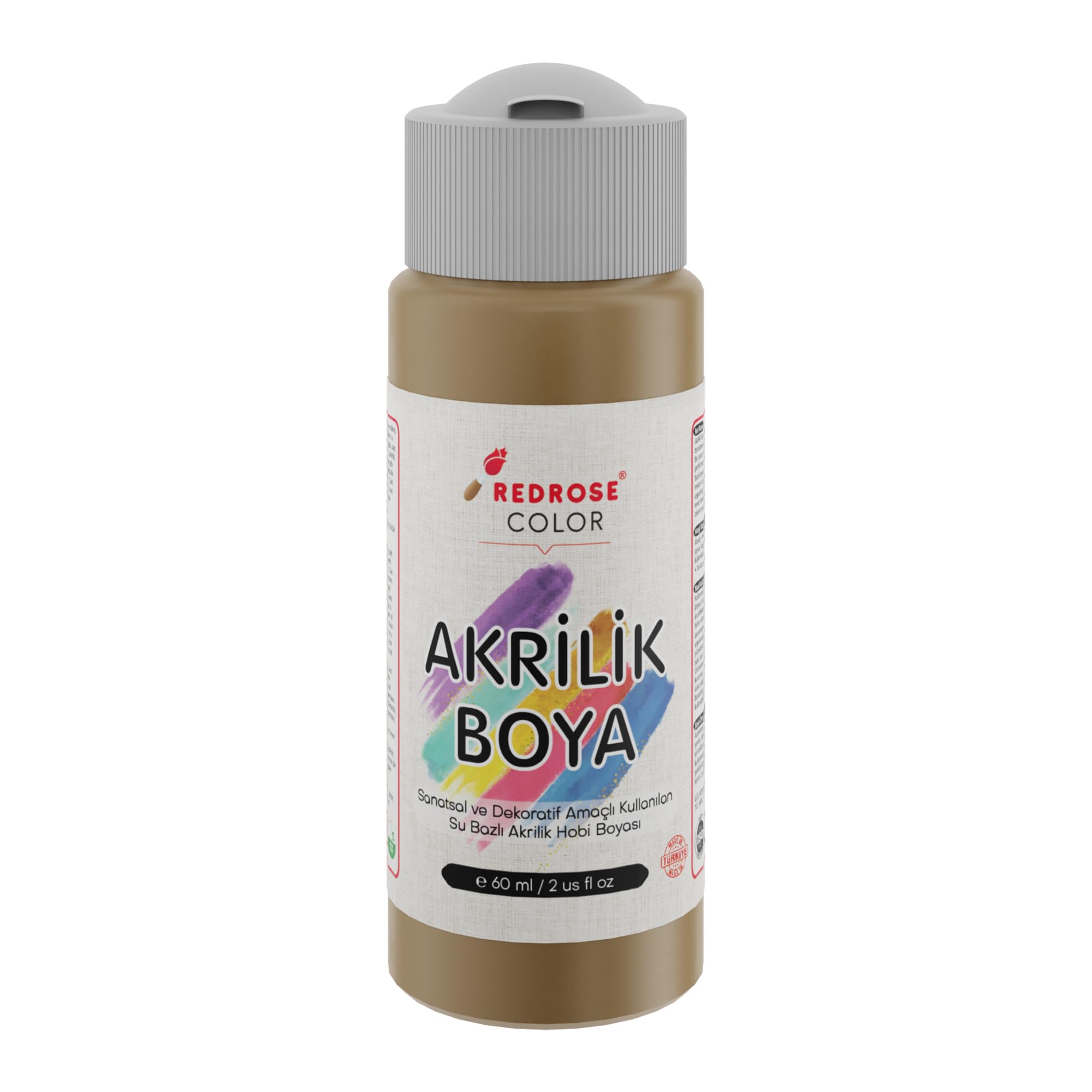 Red Rose Açık Kahverengi Akrilik Boya 60 ml
