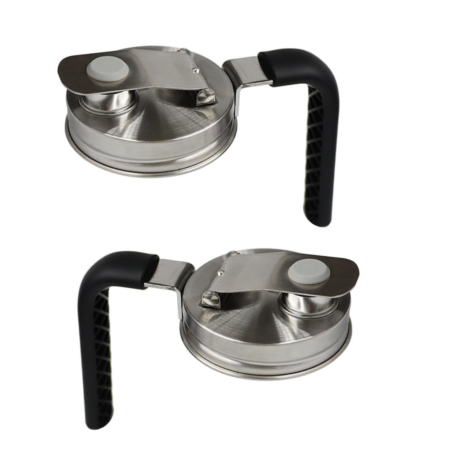 Lerpwige Leakproof Stainless Steel Masons Jar Cover With Spout Pouring Lid For Cocktails & Beverages Dispensing Rustproof Pour Spout For Jar