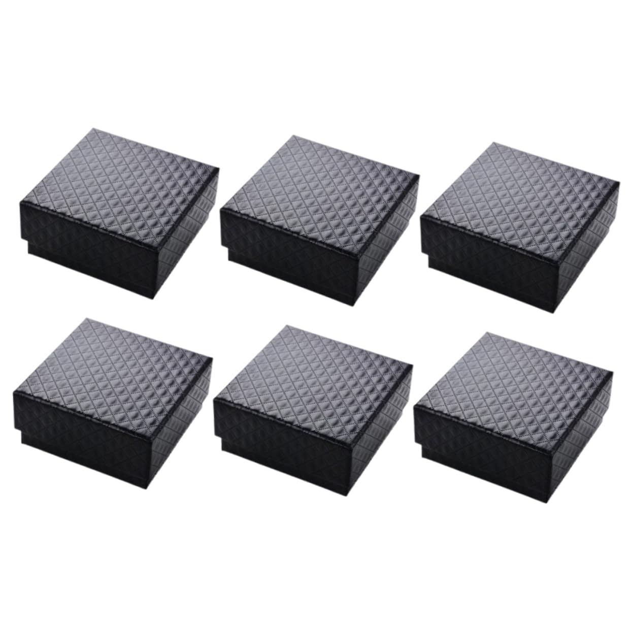 6 Stück Schmuckschatulle, Geschenkbox, Schmuckverpackung, Geschenkbox für Geschenke, Ring, Ohrringe, Ohrring-Halter, Ringbox, Mini-Geschenkbox, Pappe, kleine Schmuck-Geschenkboxen, Schmucketui, Großp