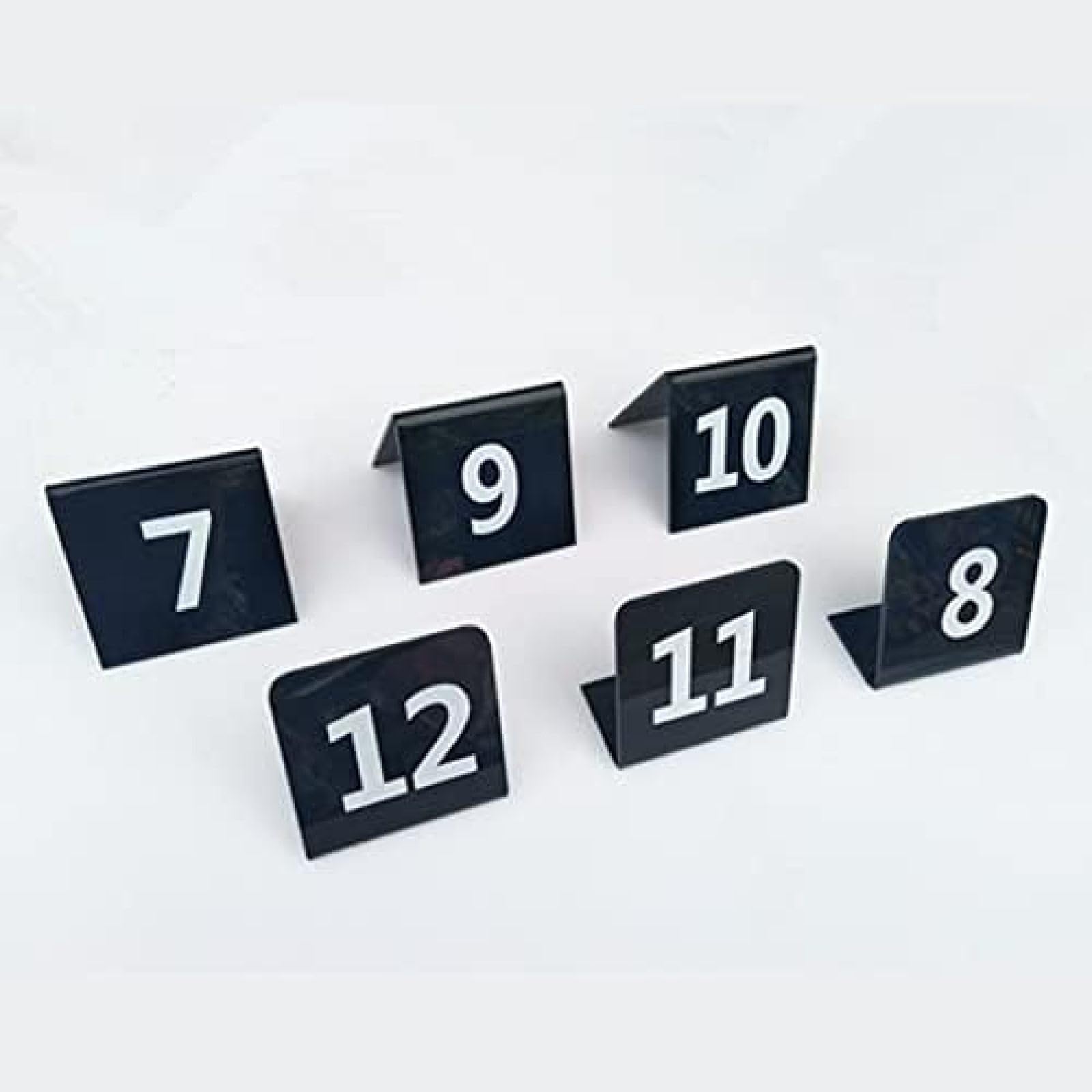 Juego De Números De Mesa Acrílicos De 1 A 50/100 Tarjetas De Números De Mesa, Fáciles De Limpiar Y Colocar, para Bodas, Hoteles, Restaurantes, Cafeterías, Bares, Carteles De Mesa, Etiquetas Digita