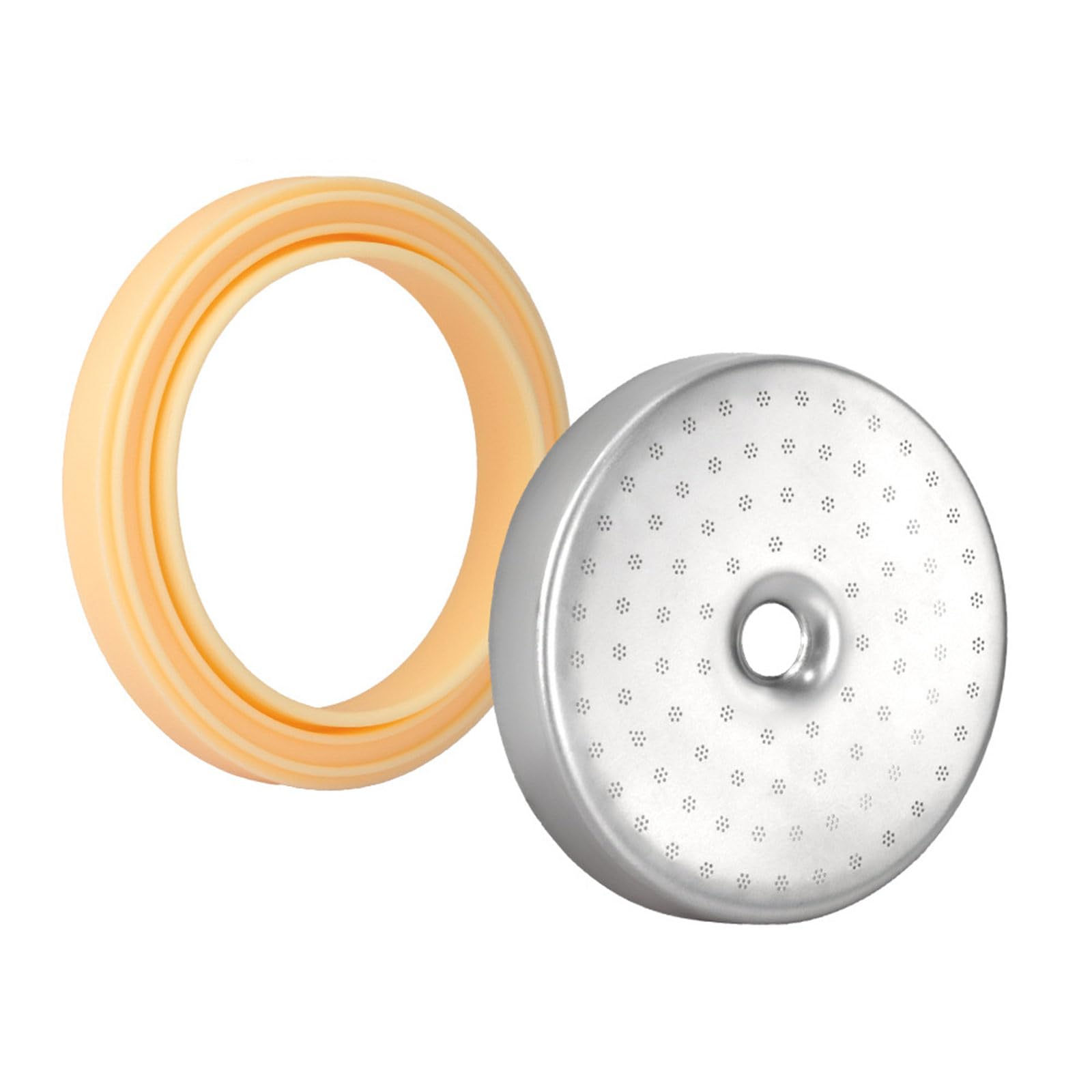 VlHpnpe 54mm Coffee Equipment Brew Head Component Set Sealing Gasket for 878/870 / 860/840 / 810/500 / 450/875 / 880/878 Accessories Stainless Steel Espresso Dispersion Plate
