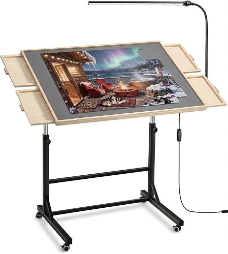 ALL4JIG 1500 Table with Built-In LED Light, puzzle tables with built-in lights