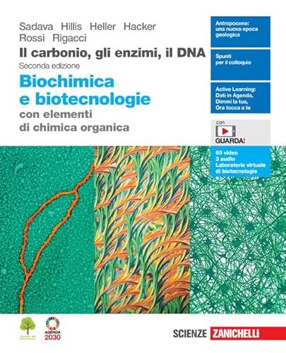 9788808891495 Il carbonio, gli enzimi, il DNA. Biochimica e biotecnologie con elementi di chimica. Per le Scuole superiori. Con Contenuto digitale (fornito elettronicamente)