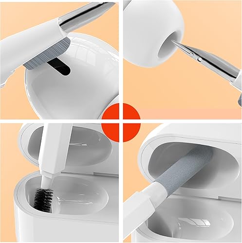 Miniatura 5 de Kit de limpieza de teclado de pantalla para portátil, kit de limpieza para teléfono celular 20 en 1, kit de limpieza para Airpods, kit de limpieza