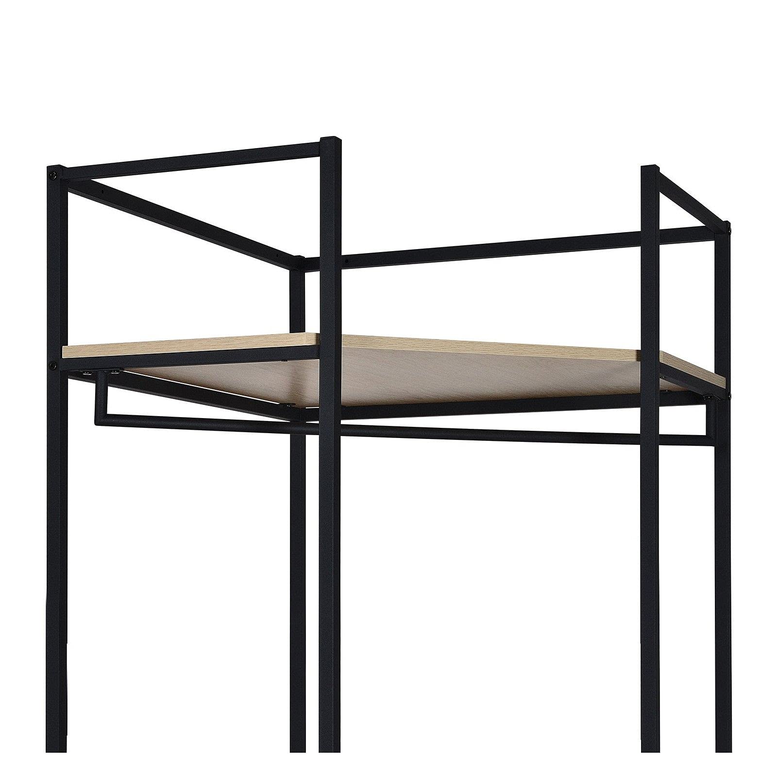 MOB-IN Portant vêtements d'angle June en Bois et métal 70x200cm