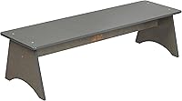 ECR4Kids Kiddo Bench Grey Wash - Durable Kids Wooden Bench for Playroom, Classroom, Montessori Seating