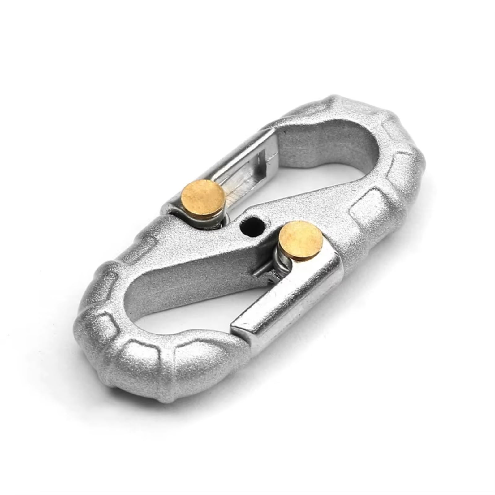para Traxxas para TRX4 para Axial para SCX10 1/10 Piezas Mejora Coche Todoterreno RC Gancho Remolque Metálico Accesorio Modelo Rescate RC Piezas(Silver)