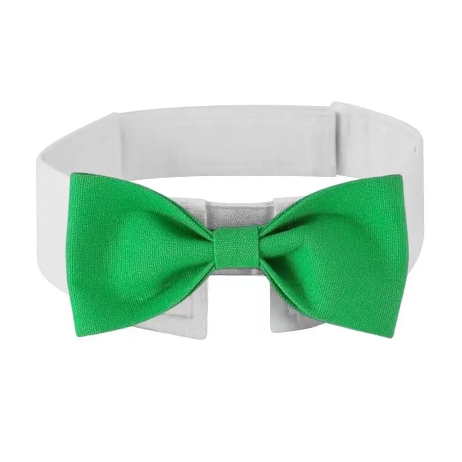 Cravate pour chien et chat accessoire de fête réglable respirant vert M