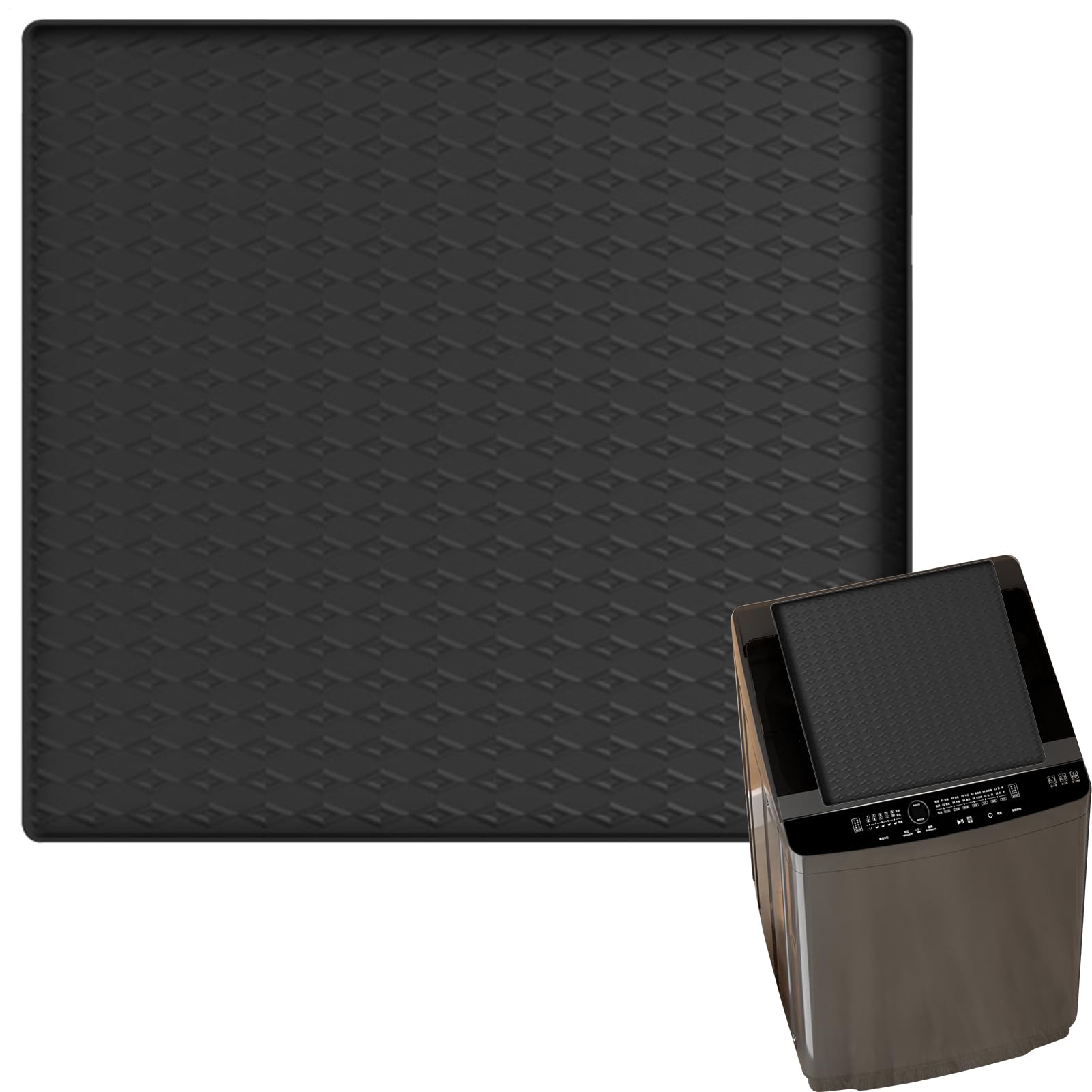 Protector lavadora para cocina de apartamento alfombrilla impermeable silicona
