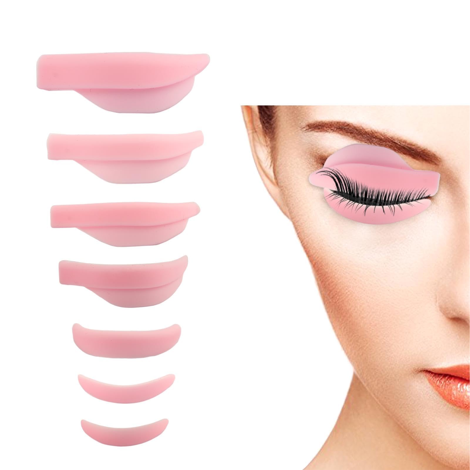 14Pcs Lash Lift Pads, Lash Extension Kit, Eye Lash Curler for Women Ideal for Daily Quick Makeup, Wedding Makeup, Stage Performances, Photo Shoots and Party Looks-picture-35
