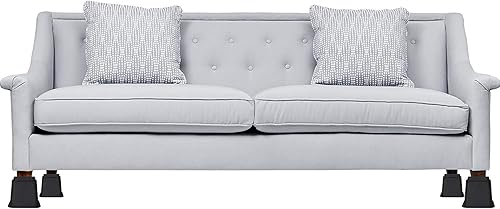 Miniatura 36 de Utopia Bedding - Juego de 8 elevadores de muebles ajustables de alta calidad – elevador de cama de 5 a 9 pulgadas, elevador de mesa, elevador