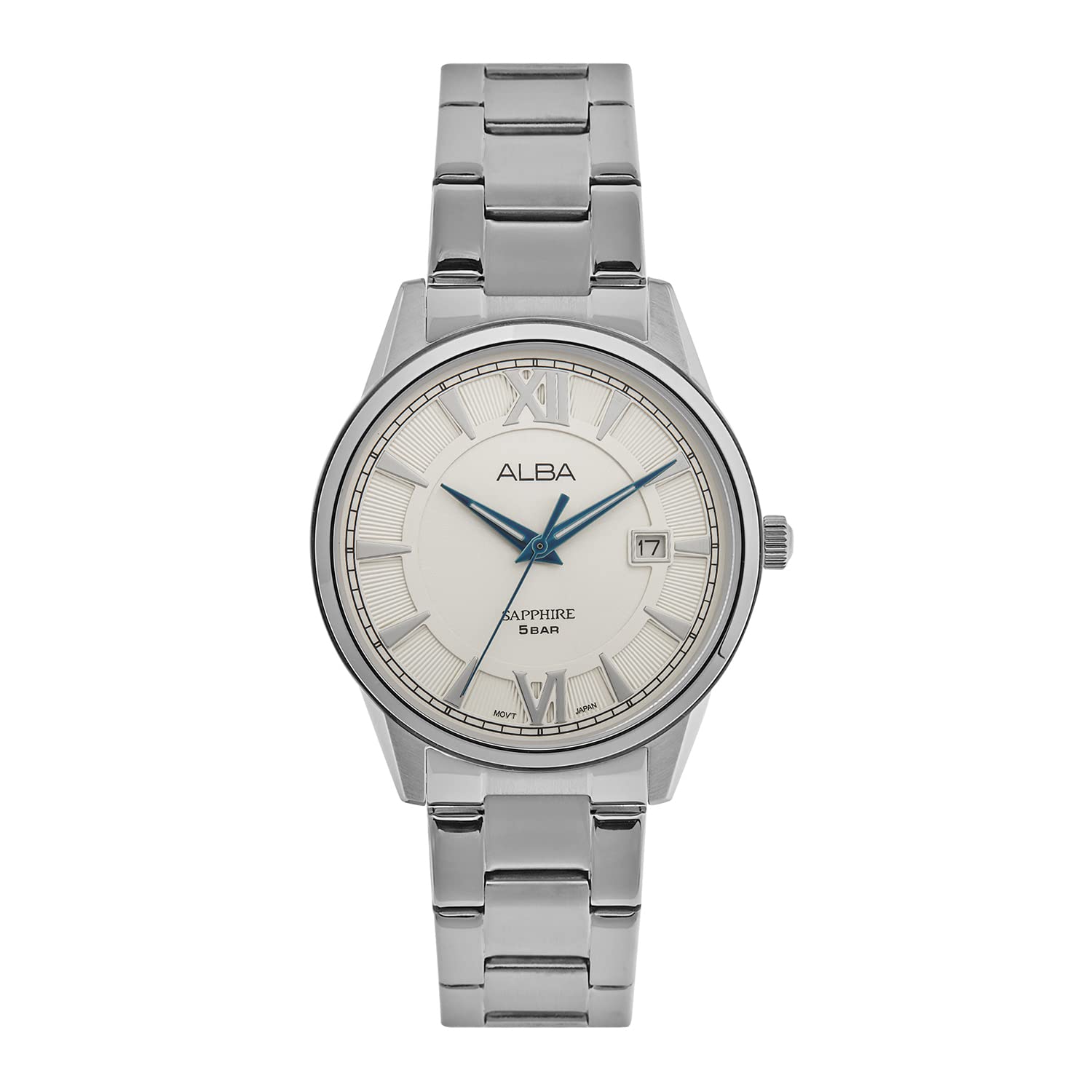 Alba Stainless Steel Men As9N77X1 - by Seiko Analog Watch Corporation, Silver Dial, Silver Band (B0BKG4LV45) Amazon Price History, Amazon Price Tracker