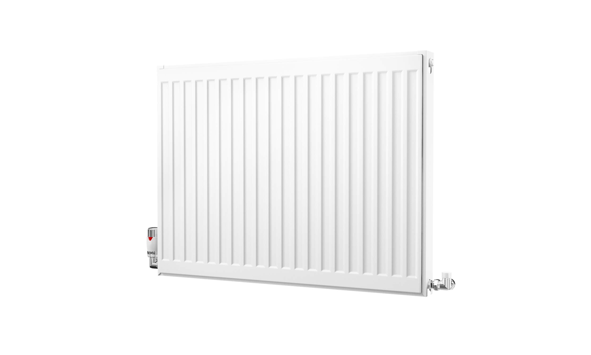 Kartell White Kompact Type 21 Double Panel Single Convector Radiator 600Mm X 800Mm
