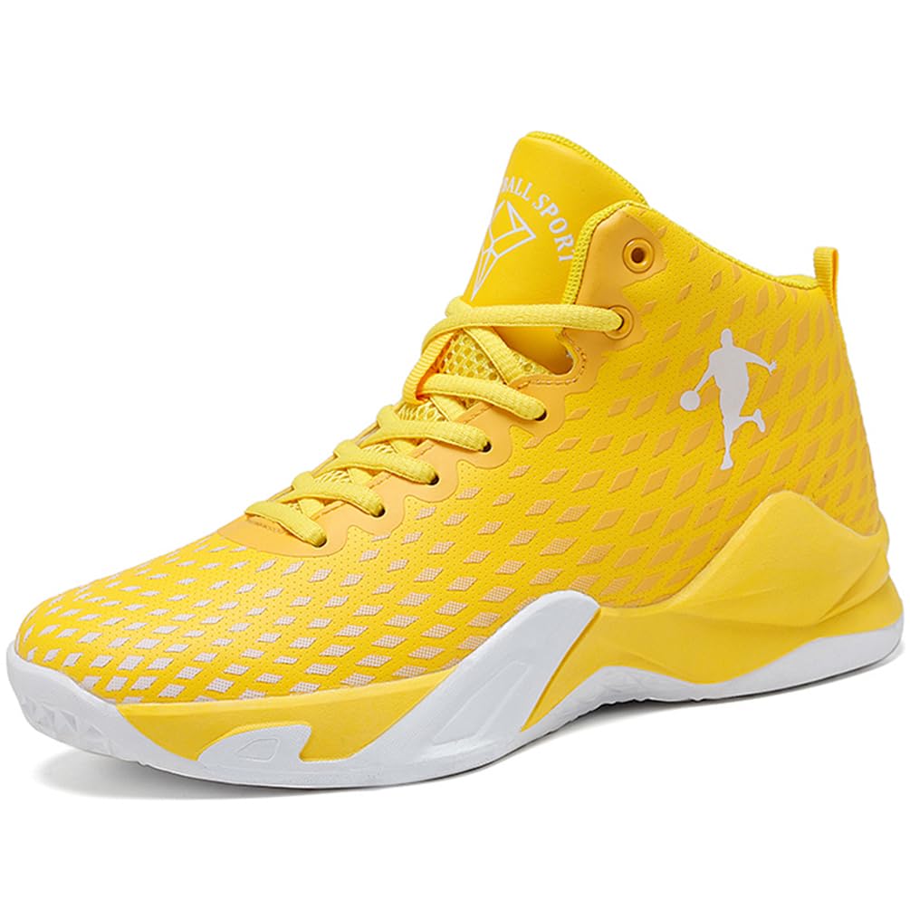WOWEI Zapatillas de Baloncesto para Hombre Aire Antideslizantes Hombre Zapatillas de Deporte Moda Calzado de Baloncesto Zapatos de Baloncesto Masculino Gimnasio