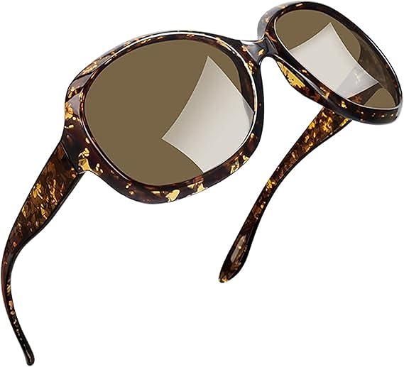 Occhiali da sole donna oversized montatura tartarugata