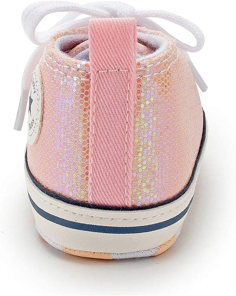  | Save Beautiful Baby Girls Boys Canvas Sneakers Soft Sole High-Top Ankle Infant First Walkers Crib Shoes | Sneakers