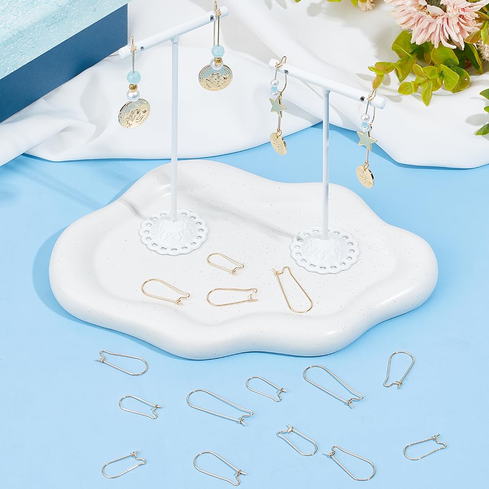 SUNNYCLUE 1 scatola 60 pezzi Ganci per Orecchini Placcati Oro Reale 24K 304 risultati per Orecchini A Leva In Acciaio Inossidabile con Chiusure A Leva