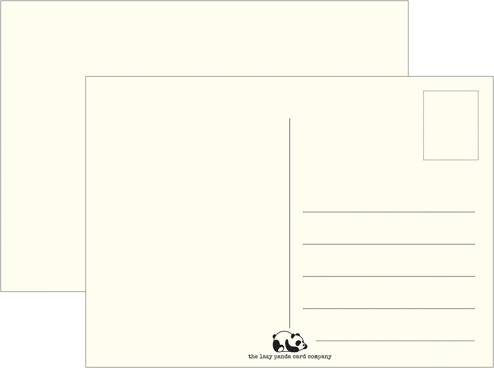 35 x Blank White Postcards to Draw or Print on - Thick 300 GSM Card Stock.