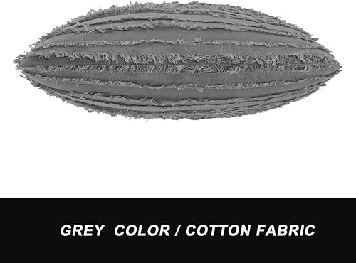 Miniatura 7 de Gigizaza - Juego de 2 fundas de almohada de algodón a rayas, para sofá, decoración del hogar, 18 x 18 pulgadas, color amarillo