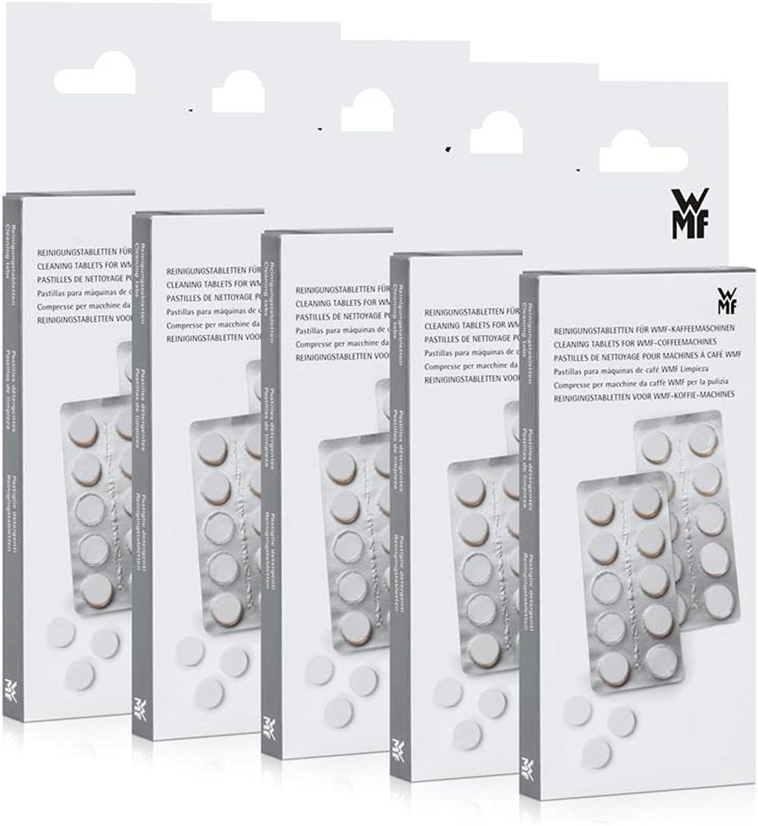 5x WMF Cleaning tablets for coffee specialties fully automatic, 20 tablets