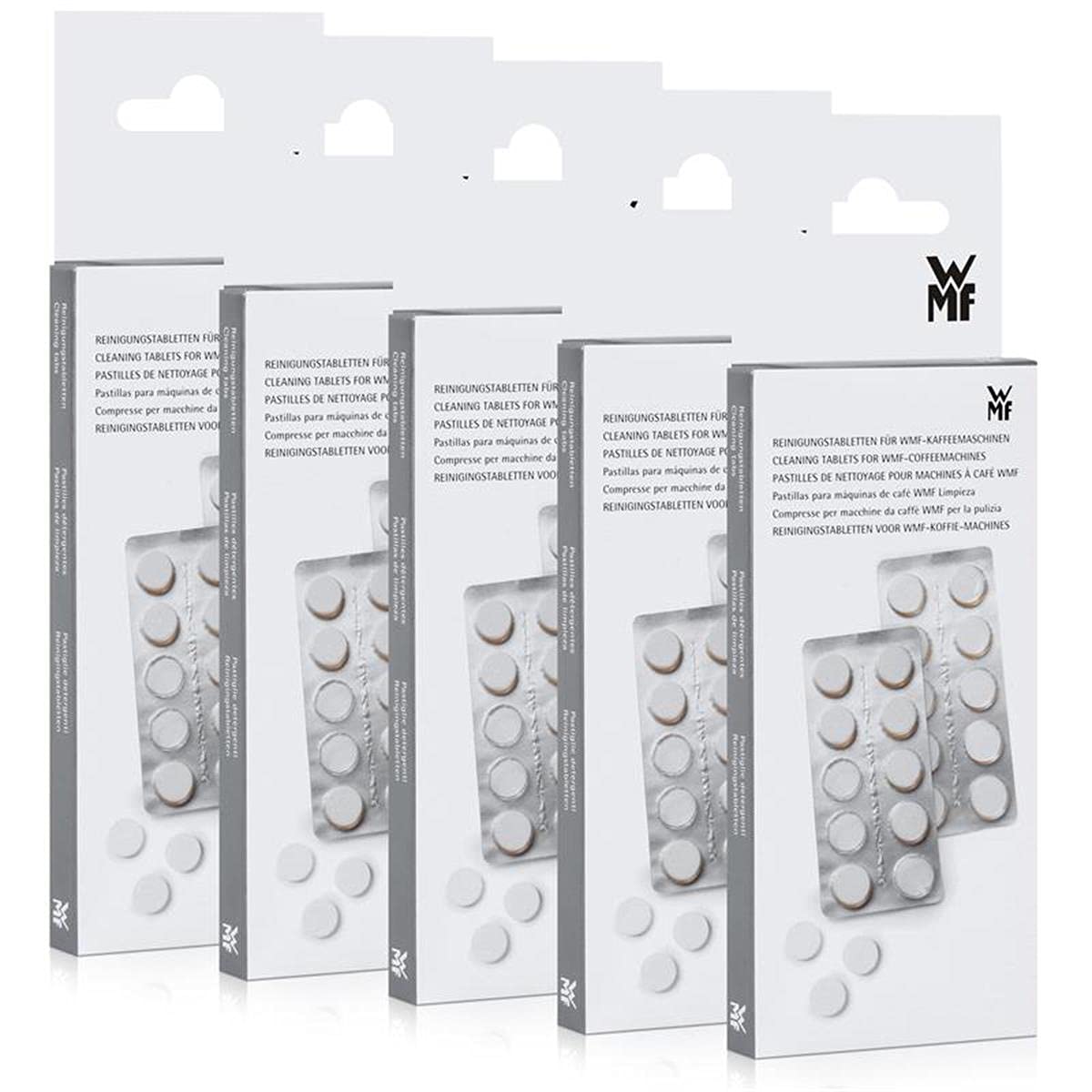 5x WMF Cleaning tablets for coffee specialties fully automatic, 20 tablets