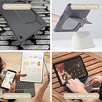 Vista 5 de EIP Magnetix - Funda con teclado para Google Pixel Tablet de 11 pulgadas (2023), ángulo de visualización ajustable, desmontable, fácil