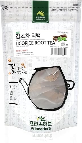 Miniatura 2 de Té medicinal de hierbas coreanas 100% natural de raíz de regaliz tostadoté de raíz dulce 1.59 oz (15 bolsitas de té)