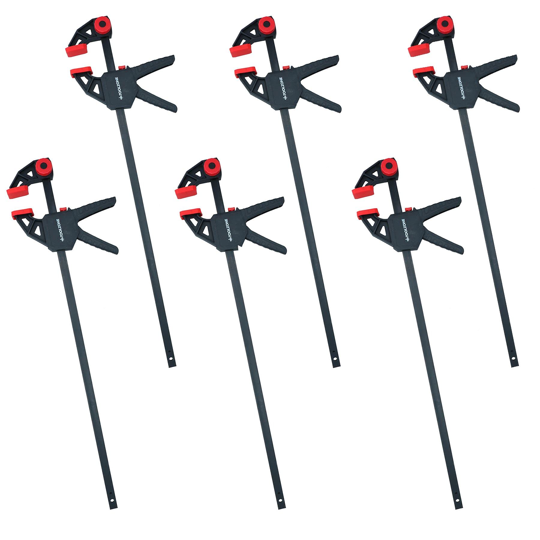 Ab Tools 24” Quick Grip Rapid Ratchet Vice Bar Clamps Holder Spreader Speed Clamp 6Pc